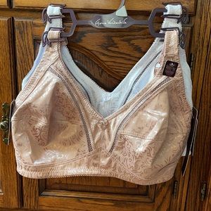 NWT GLORIA VANDERBILT WIREFREE COMFORT BRA SET 42DD